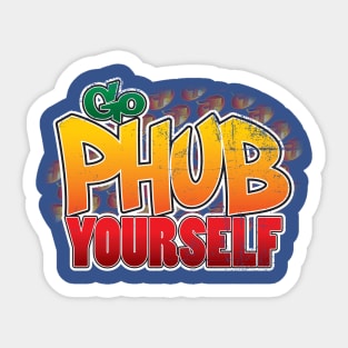 Go Phub Yourself! Sticker